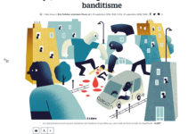 Clod illustration Le Parisien fait-divers le rapt dans le banditisme