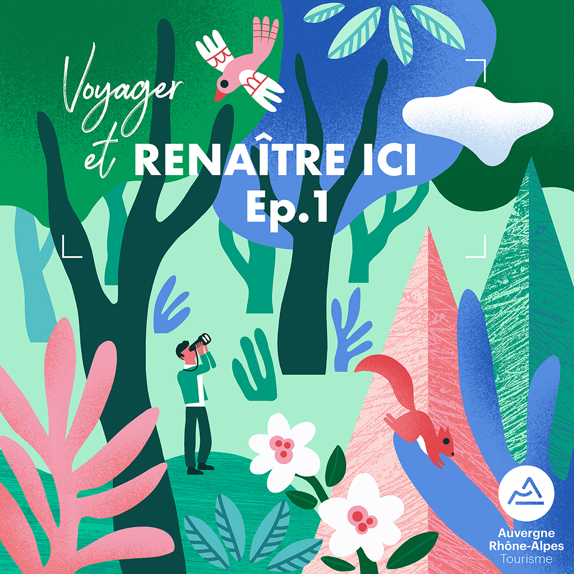 Voyager et Renaître ici, le podcast de la région Auvergne-Rhône-Alpes