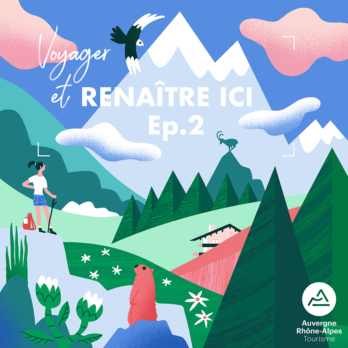 Voyager et Renaître ici, le podcast de la région Auvergne-Rhône-Alpes