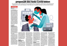 Clod illustration Le Parisien du 20 janvier 2021 fausse médecin Covid