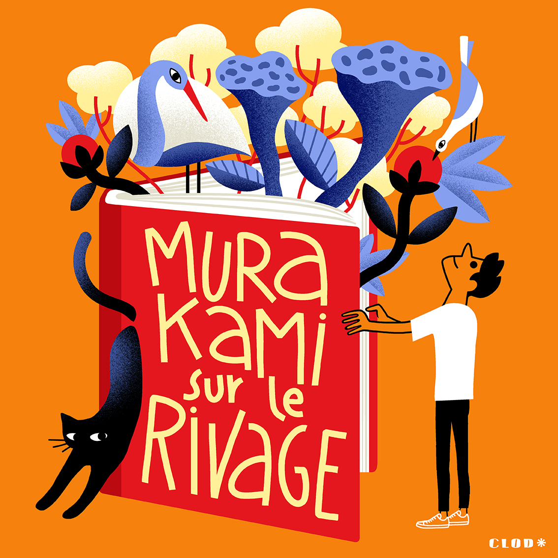 Clod illustration blog : Murakami sur le rivage