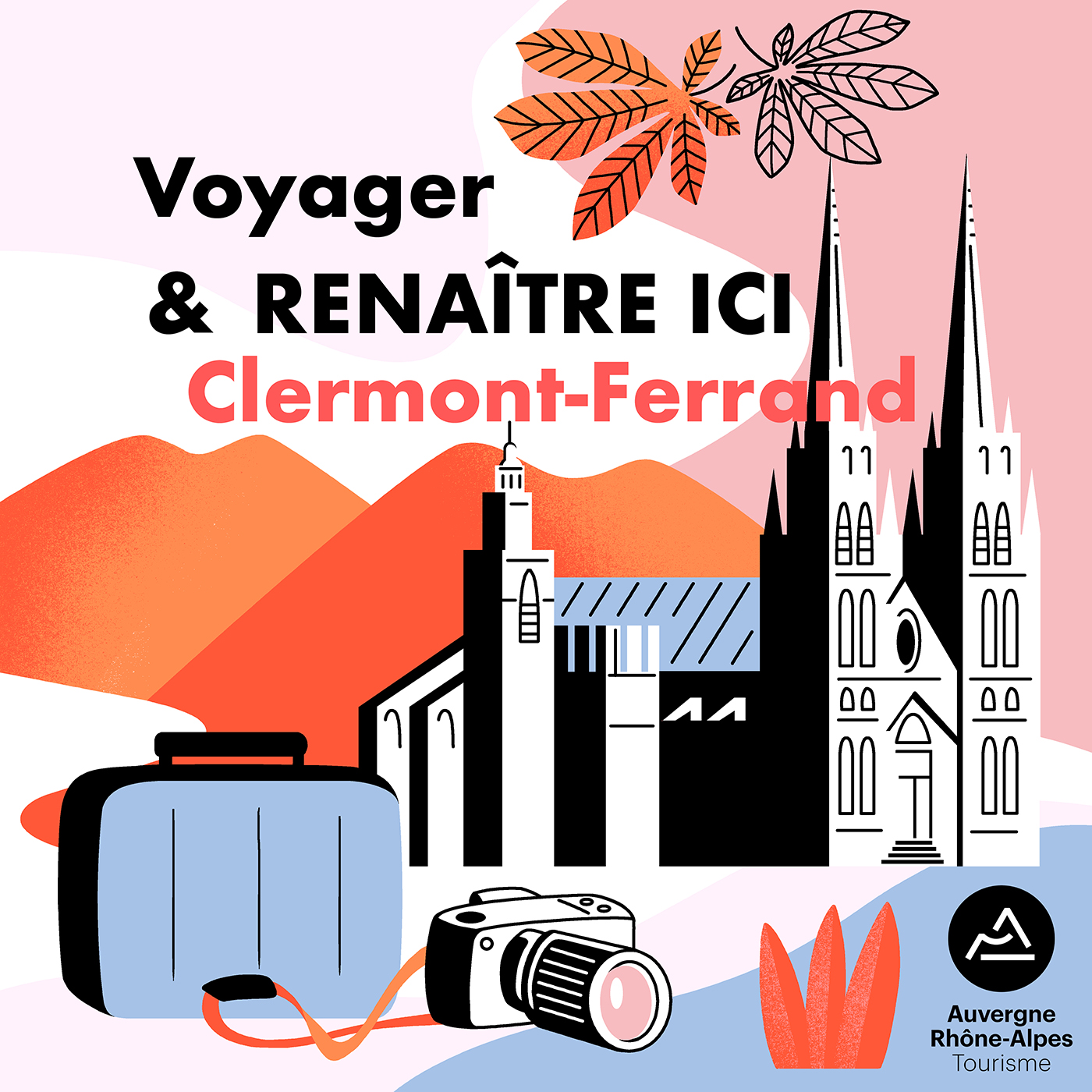 Clod illustration Podcast Renaitre Ici saison 2 pour la Région Auvergne-Rhône-Alpes