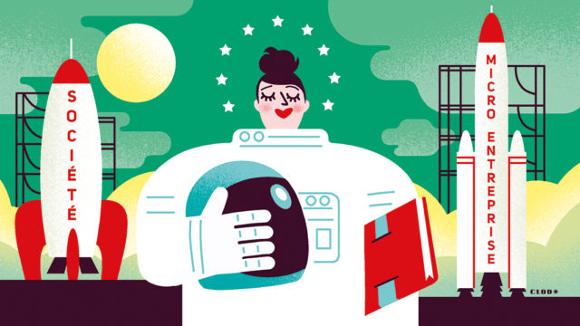 Clod illustration Le Particulier 1194 : Microentreprise ou société, quel statut choisir ?