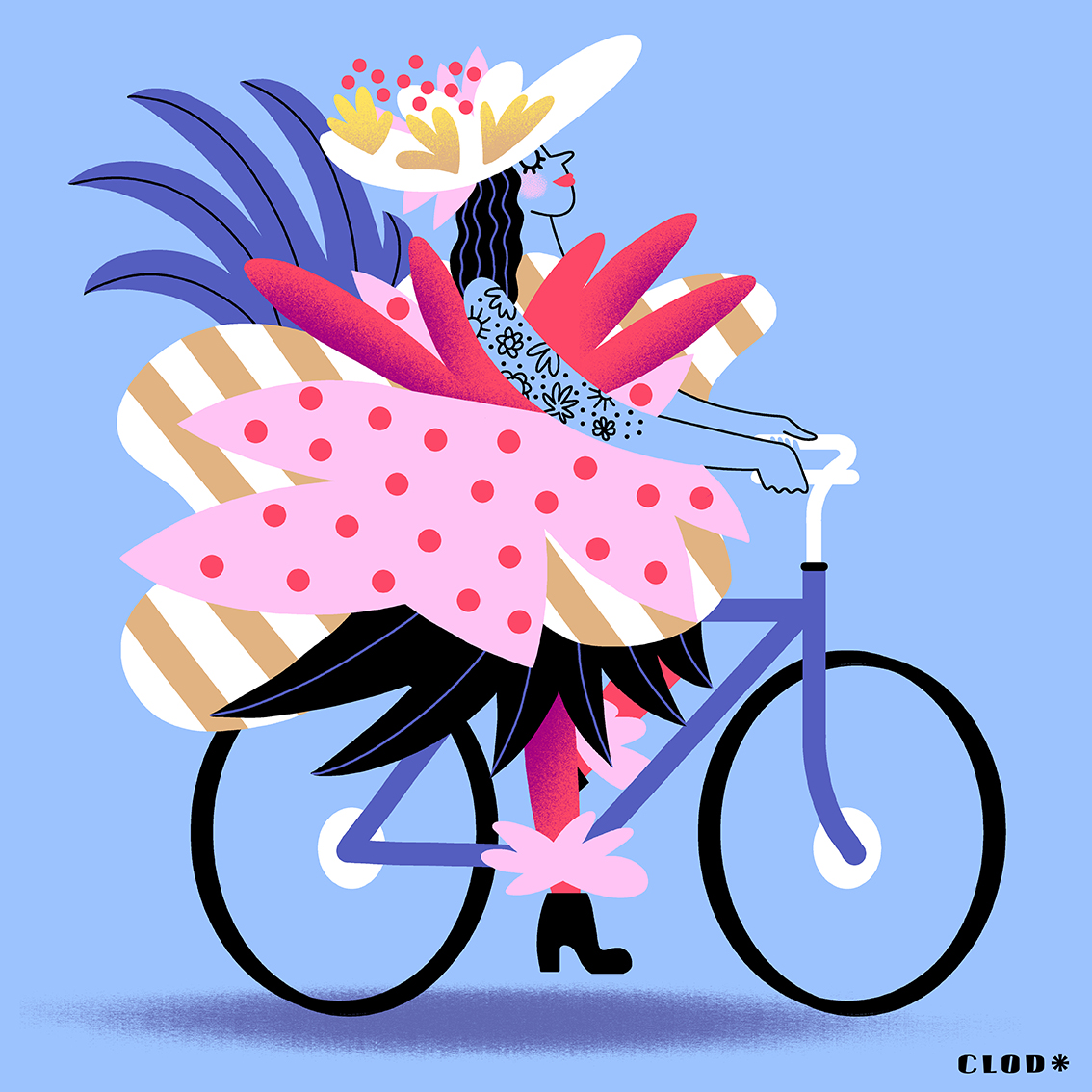 50 BONNES raisons de faire du vélo, par Clod illustrateur
