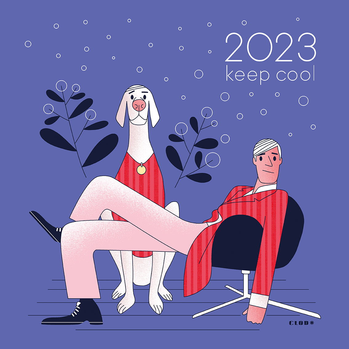 Clod illustration vœux 2023