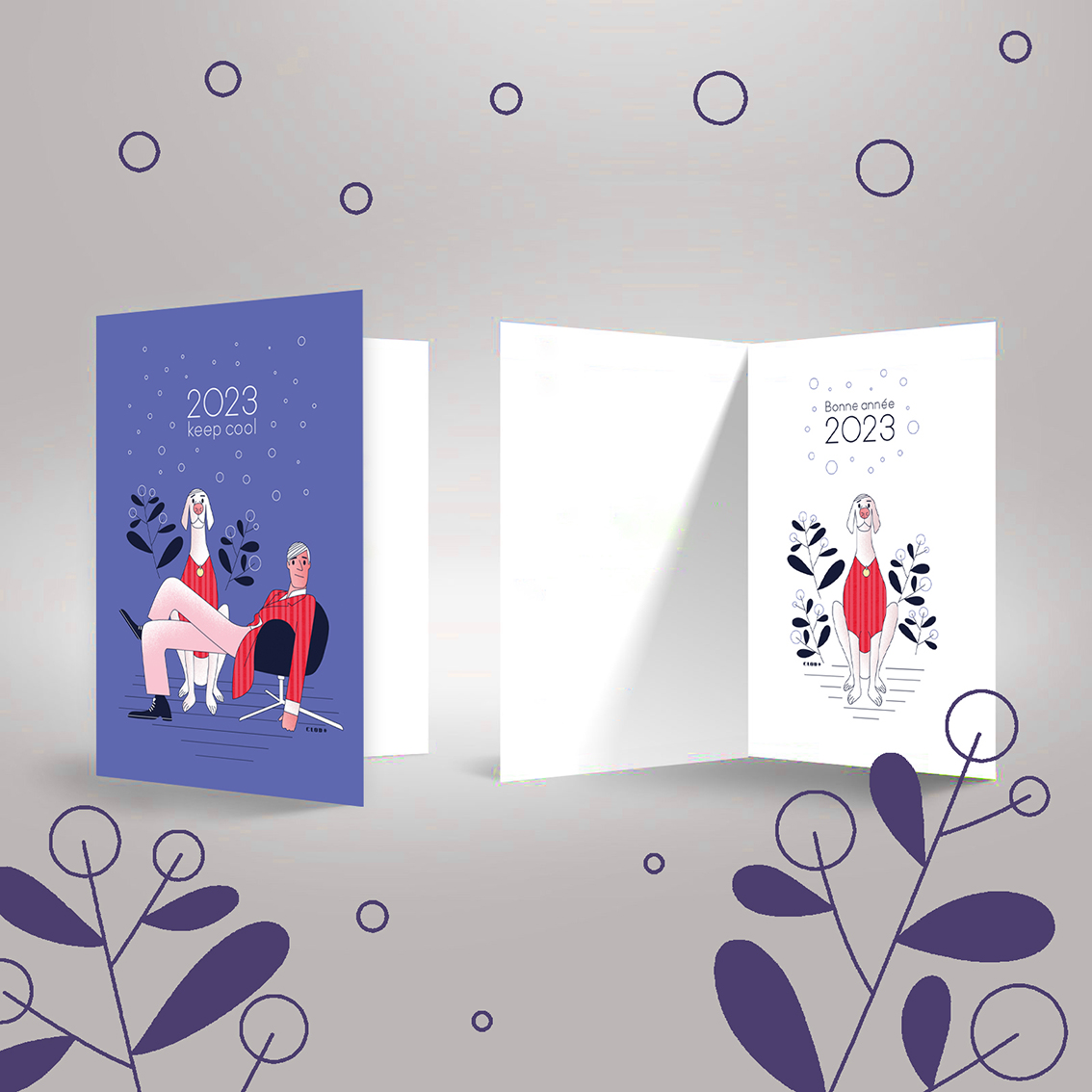 Clod illustration vœux 2023